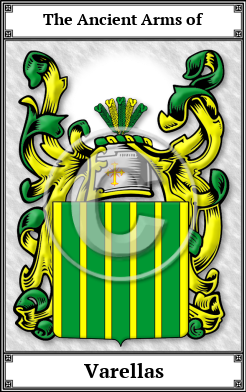 Varellas Family Crest Download (JPG)  Book Plated - 150 DPI