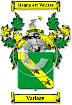 Varleay Family Crest Download (JPG) Legacy Series - 600 DPI