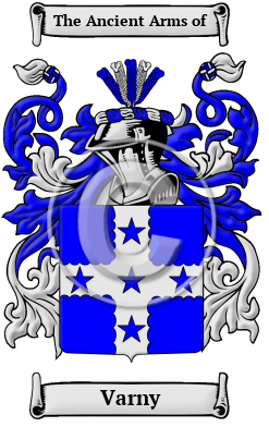 Varny Family Crest Download (JPG) Heritage Series - 600 DPI
