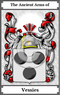 Vessies Family Crest Download (JPG) Book Plated - 600 DPI