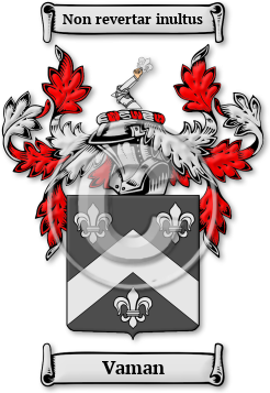 Vaman Family Crest Download (JPG) Legacy Series - 600 DPI