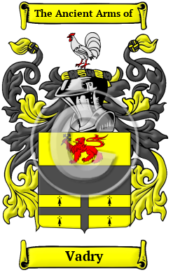Vadry Family Crest/Coat of Arms