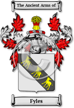 Fyles Family Crest Download (JPG) Legacy Series - 600 DPI