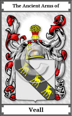 Veall Family Crest Download (JPG) Book Plated - 600 DPI