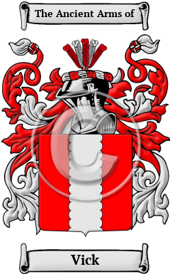 Vick Family Crest Download (JPG) Heritage Series - 600 DPI