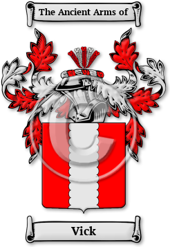 Vick Family Crest Download (jpg) Legacy Series - 150 DPI
