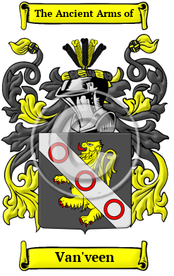 Van'veen Family Crest Download (JPG) Heritage Series - 600 DPI
