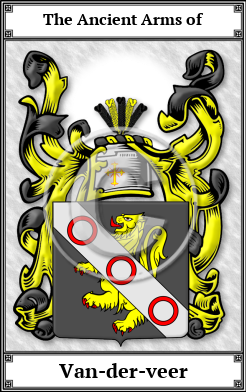 Van-der-veer Family Crest Download (JPG)  Book Plated - 150 DPI