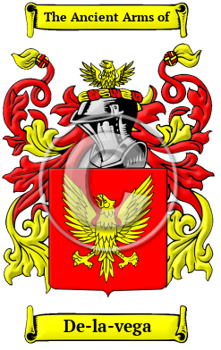 De-la-vega Family Crest Download (JPG) Heritage Series - 300 DPI