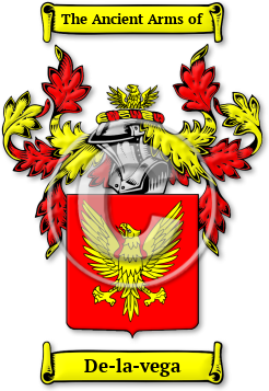 De-la-vega Family Crest Download (jpg) Legacy Series - 150 DPI