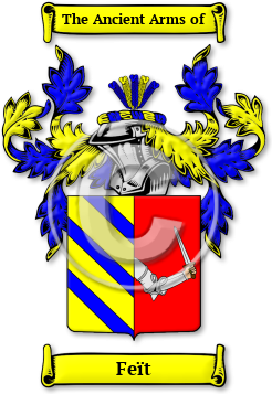 Feït Family Crest Download (jpg) Legacy Series - 150 DPI