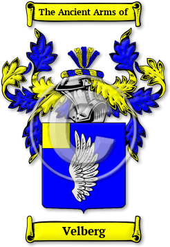 Velberg Family Crest Download (jpg) Legacy Series - 150 DPI