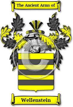 Wellenstein Family Crest Download (jpg) Legacy Series - 150 DPI