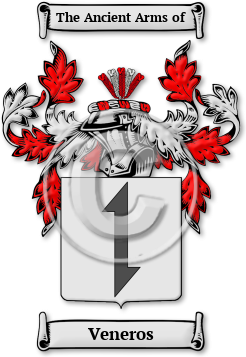 Veneros Family Crest Download (jpg) Legacy Series - 150 DPI
