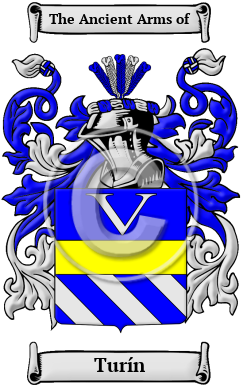 Turín Family Crest Download (JPG) Heritage Series - 300 DPI