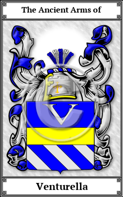 Venturella Family Crest Download (JPG)  Book Plated - 150 DPI