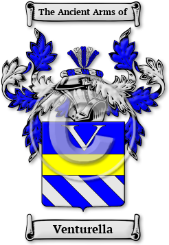 Venturella Family Crest Download (jpg) Legacy Series - 150 DPI