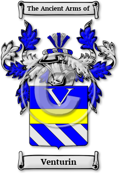 Venturin Family Crest Download (jpg) Legacy Series - 150 DPI