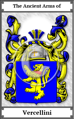 Vercellini Family Crest Download (JPG)  Book Plated - 150 DPI
