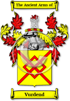 Vurdend Family Crest Download (jpg) Legacy Series - 150 DPI
