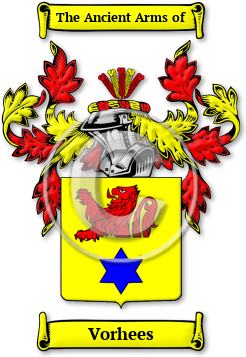 Vorhees Family Crest Download (jpg) Legacy Series - 150 DPI