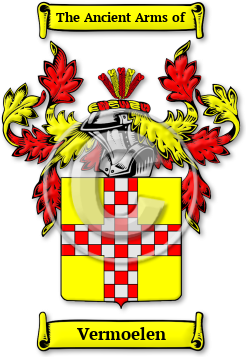 Vermoelen Family Crest Download (jpg) Legacy Series - 150 DPI