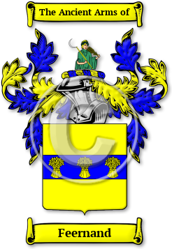 Feernand Family Crest Download (jpg) Legacy Series - 150 DPI