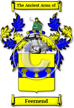 Feernend Family Crest Download (jpg) Legacy Series - 150 DPI