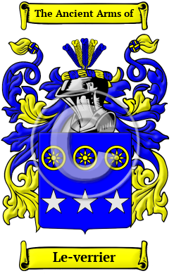 Le-verrier Family Crest Download (JPG) Heritage Series - 300 DPI