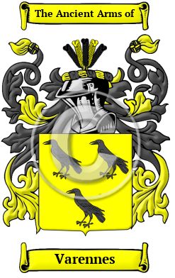 Varennes Family Crest Download (JPG) Heritage Series - 600 DPI
