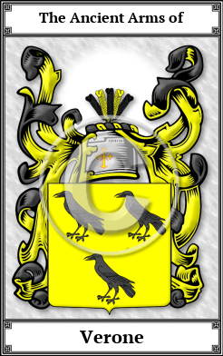 Verone Family Crest Download (JPG) Book Plated - 600 DPI