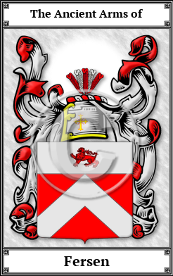 Fersen Family Crest Download (JPG)  Book Plated - 150 DPI