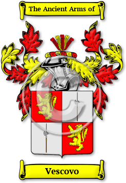 Vescovo Family Crest Download (jpg) Legacy Series - 150 DPI