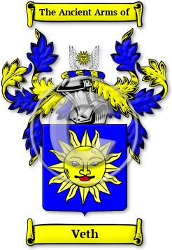Veth Family Crest Download (JPG) Legacy Series - 600 DPI