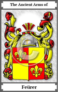 Feürer Family Crest Download (JPG)  Book Plated - 150 DPI