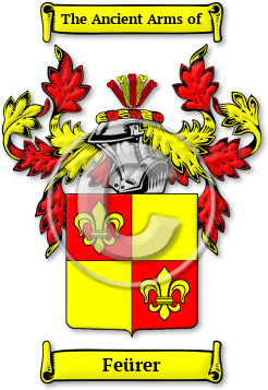Feürer Family Crest Download (jpg) Legacy Series - 150 DPI
