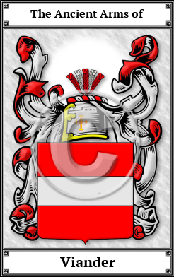 Viander Family Crest Download (JPG)  Book Plated - 150 DPI