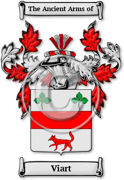 Viart Family Crest Download (jpg) Legacy Series - 150 DPI