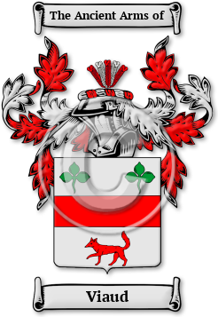 Viaud Family Crest Download (jpg) Legacy Series - 150 DPI