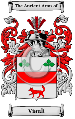 Viault Family Crest/Coat of Arms