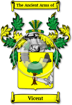Vicent Family Crest Download (jpg) Legacy Series - 150 DPI