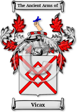 Vicax Family Crest Download (jpg) Legacy Series - 150 DPI