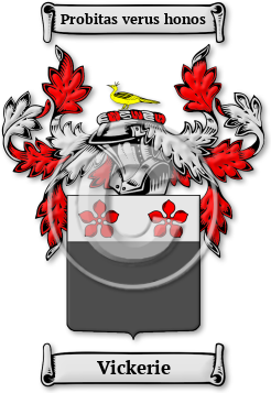 Vickerie Family Crest Download (jpg) Legacy Series - 150 DPI