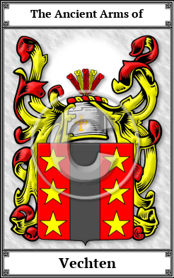 Vechten Family Crest Download (JPG)  Book Plated - 150 DPI