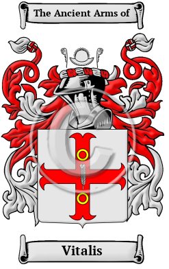 Vitalis Family Crest Download (JPG) Heritage Series - 600 DPI