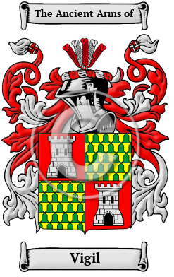 Vigil Family Crest Download (JPG) Heritage Series - 600 DPI