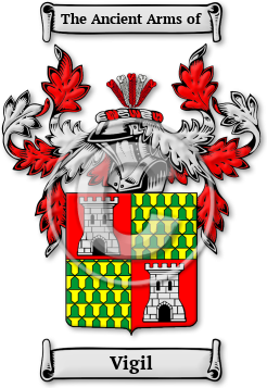 Vigil Family Crest Download (jpg) Legacy Series - 150 DPI