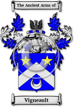 Vigneault Family Crest Download (jpg) Legacy Series - 150 DPI