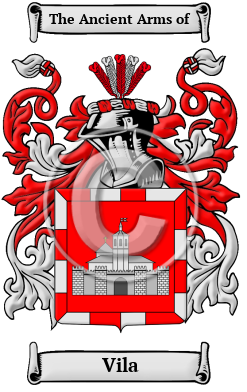 Vila Family Crest Download (JPG) Heritage Series - 600 DPI