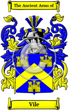 Vile Family Crest Download (JPG) Heritage Series - 600 DPI
